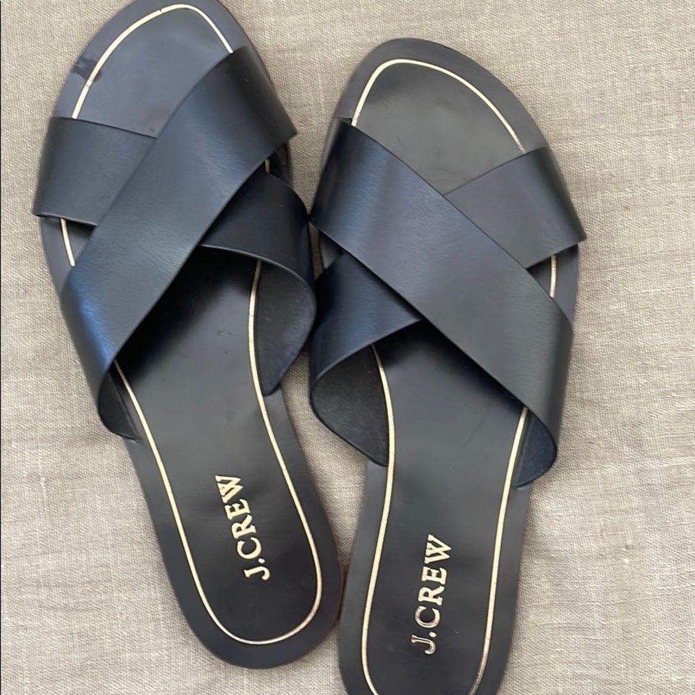 JCrew slip on sandal